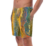 Men's swim trunks - Golden Riptide