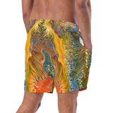 Men's swim trunks - Golden Riptide