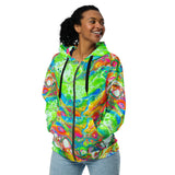 Color Splash Zip Hoodie - Candyland