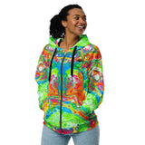 Color Splash Zip Hoodie - Candyland