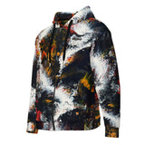 Color Splash Zip Hoodie - Whitewater Koi