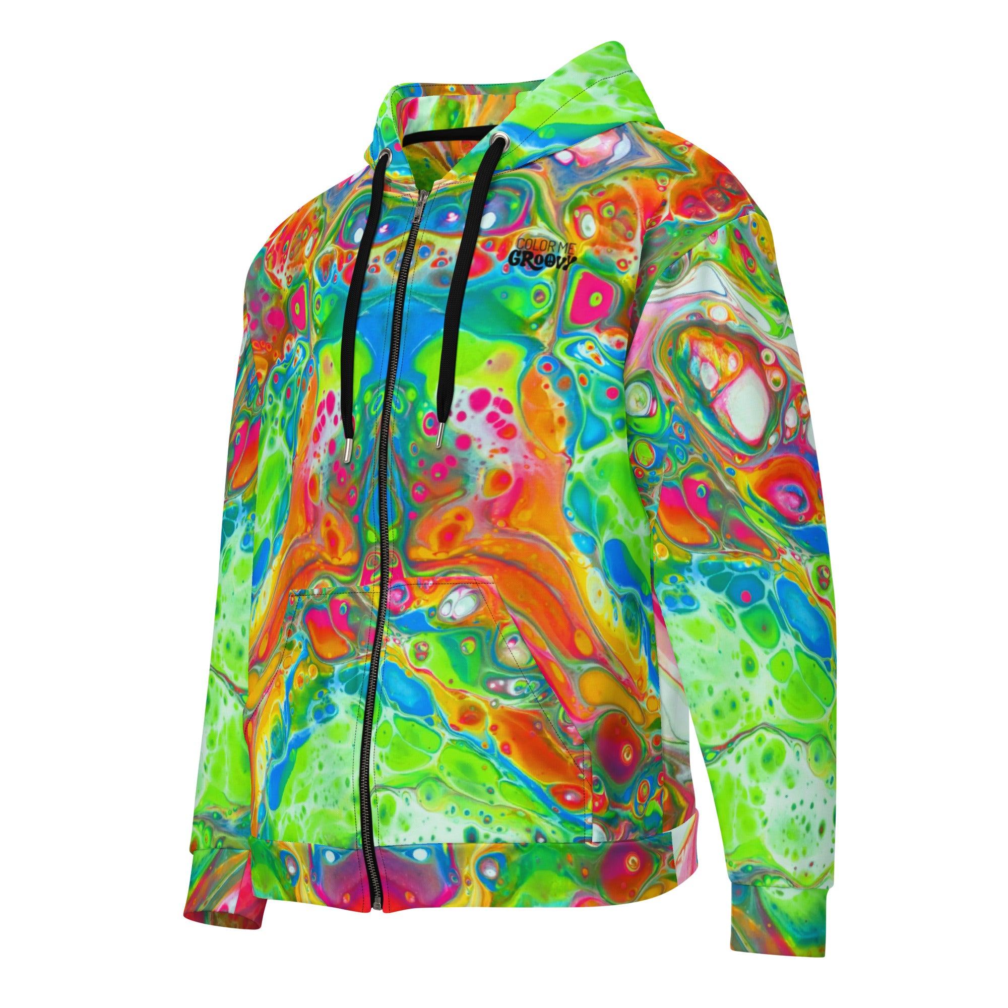 Color Splash Zip Hoodie - Candyland