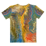 Women's Color Splash Tee - Golden Riptide