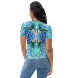 Women's Color Splash Tee - Cellular Blues