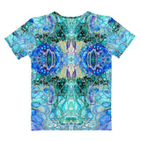 Women's Color Splash Tee - Cellular Blues