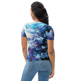 Women's Color Splash Tee - Iris Overture