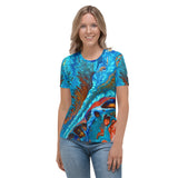 Women's Color Splash Tee - Pacific Current