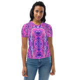 Women's Color Splash Tee - Pink Vortex