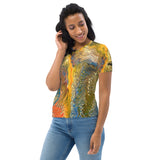 Women's Color Splash Tee - Golden Riptide