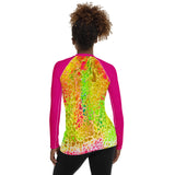 Women's UV Rash Guard - Spring Showers