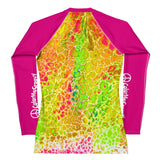 Women's UV Rash Guard - Spring Showers