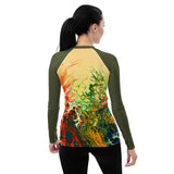 Women's UV Rash Guard - Wildflowers