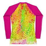 Women's UV Rash Guard - Spring Showers