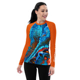 Women's UV Rash Guard - Pacific Current