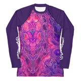 Women's UV Rash Guard - Pink Vortex