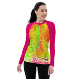 Women's UV Rash Guard - Spring Showers