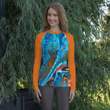 Women's UV Rash Guard - Pacific Current