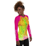 Women's UV Rash Guard - Spring Showers