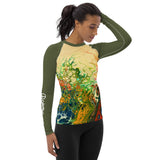 Women's UV Rash Guard - Wildflowers