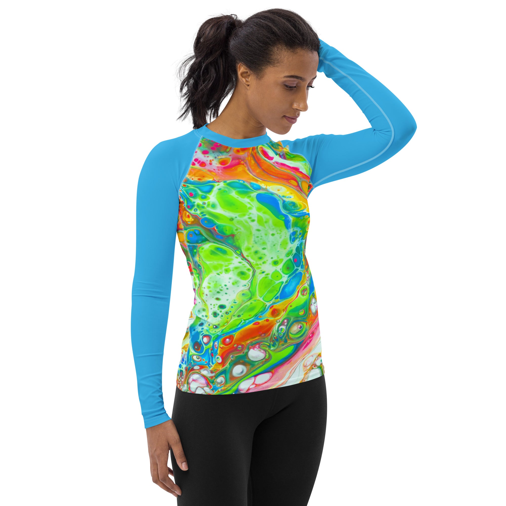 Women's UV Rash Guard - Candyland