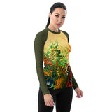 Women's UV Rash Guard - Wildflowers