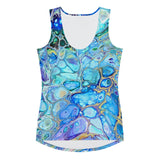 Color Splash Tank Top - Cellular Blues