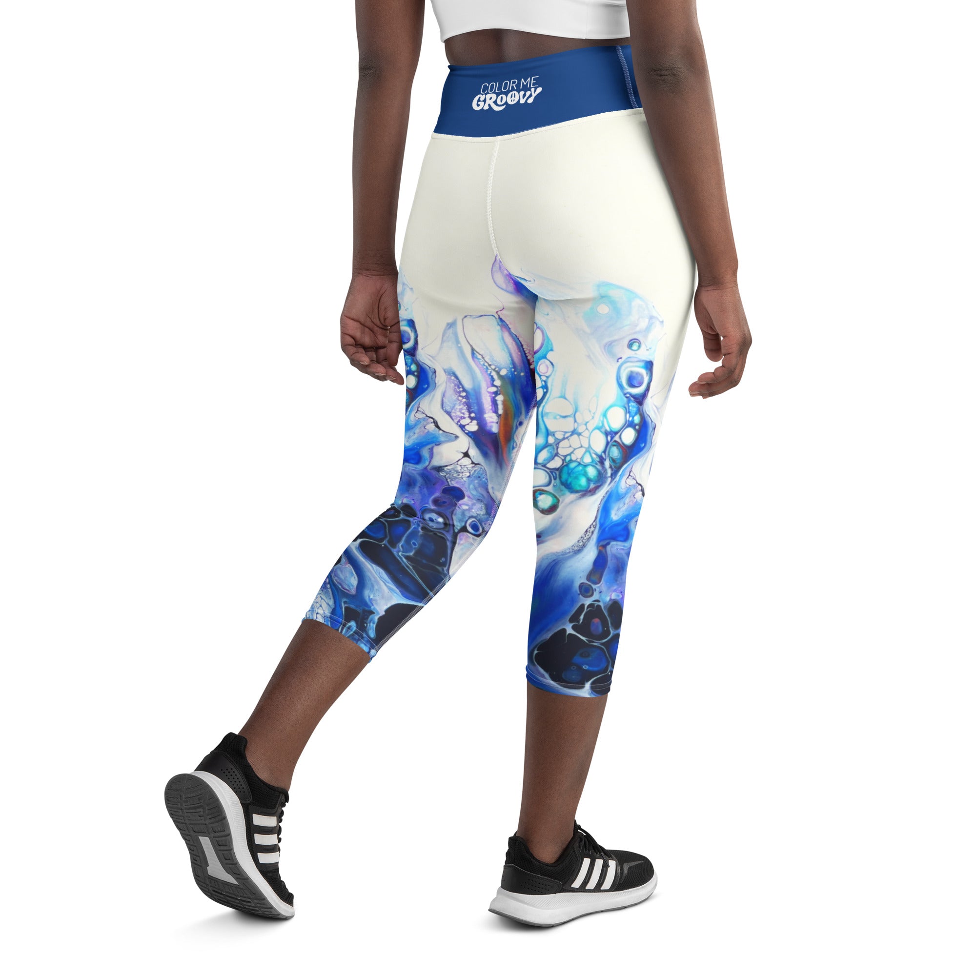 Cosmic Curves Capri Leggings - Iris Overture