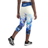 Cosmic Curves Capri Leggings - Iris Overture