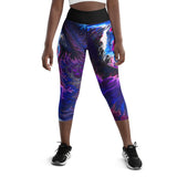 Cosmic Curves Capri Leggings - Thermacool