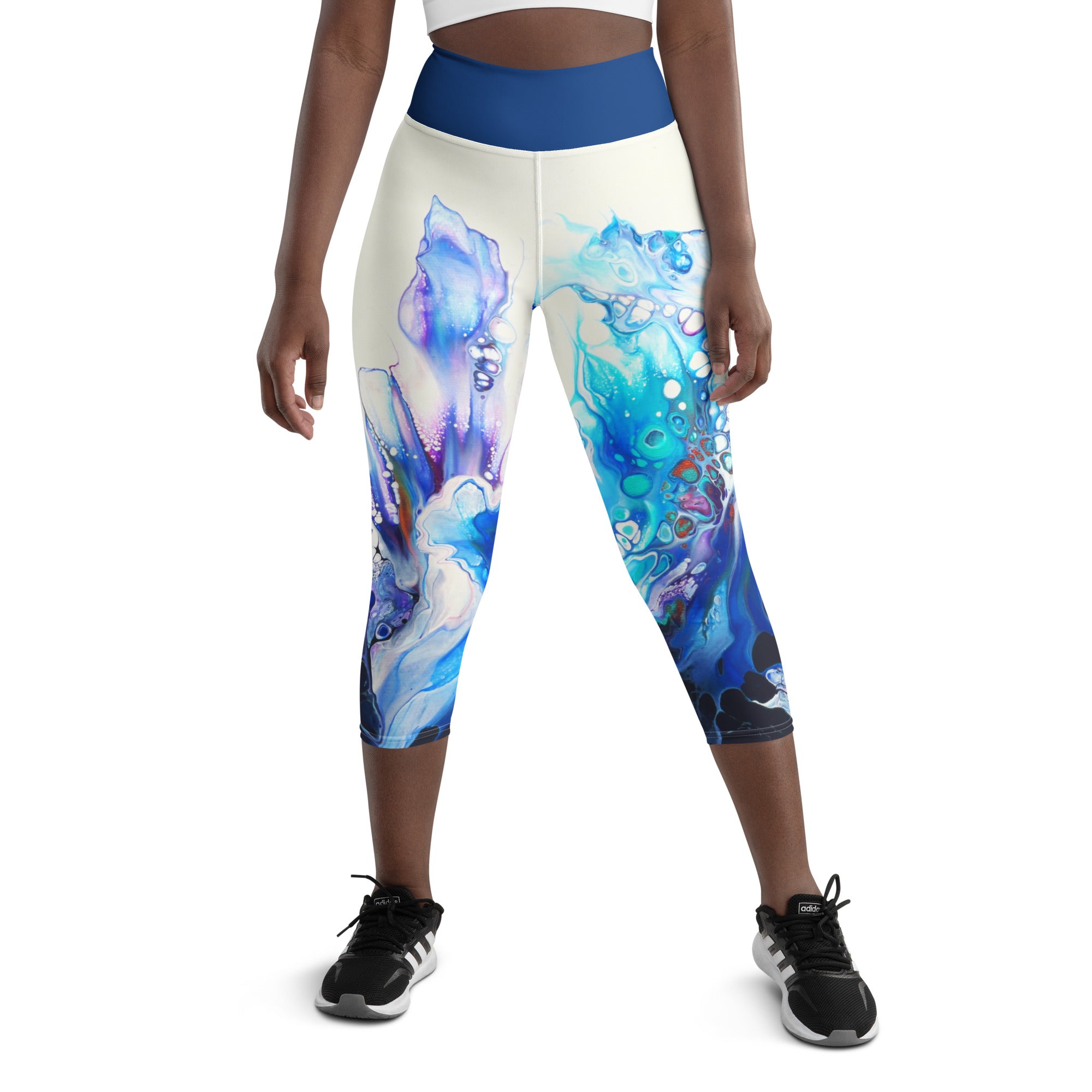 Cosmic Curves Capri Leggings - Iris Overture