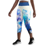 Cosmic Curves Capri Leggings - Iris Overture