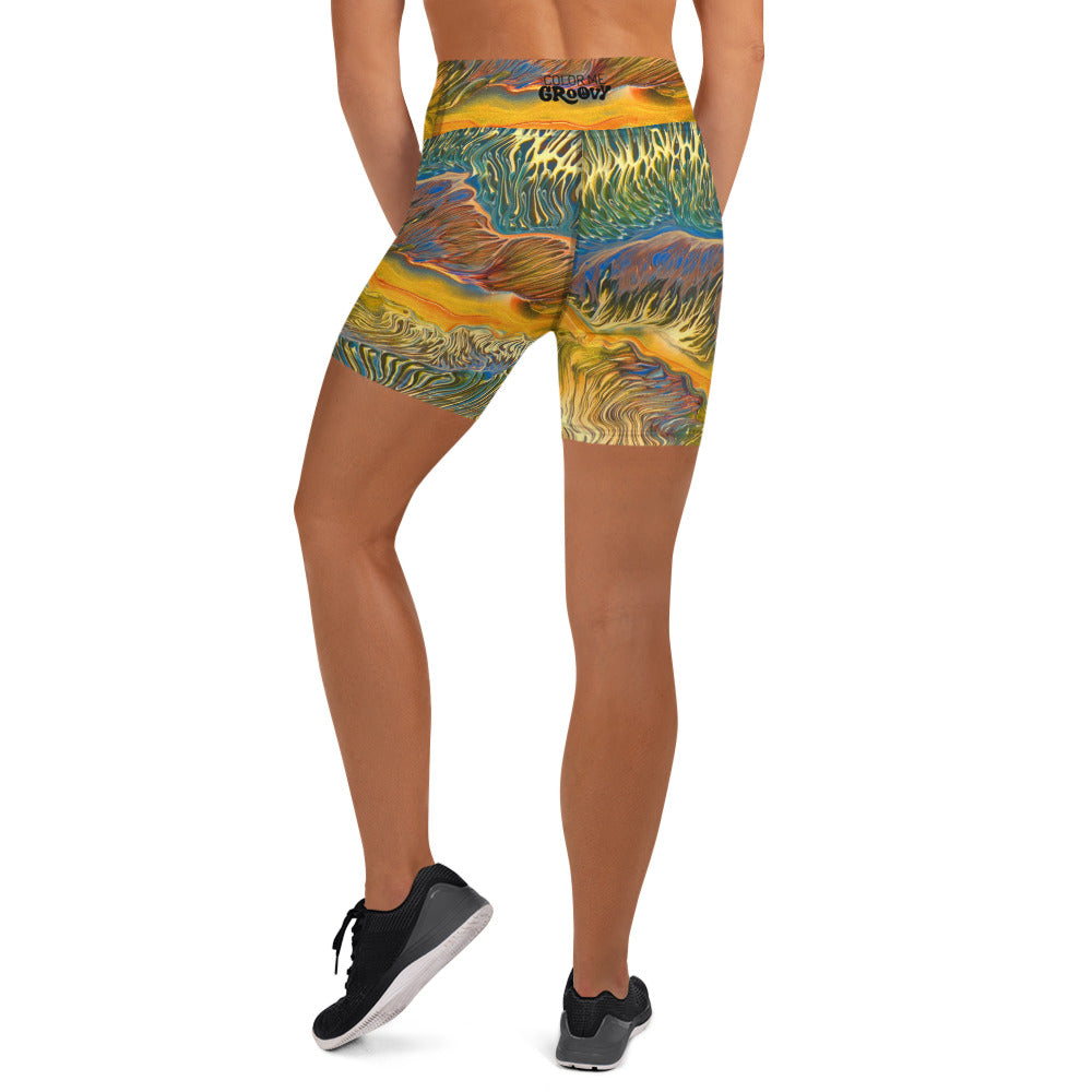 GoGo Shorts - Golden Riptide