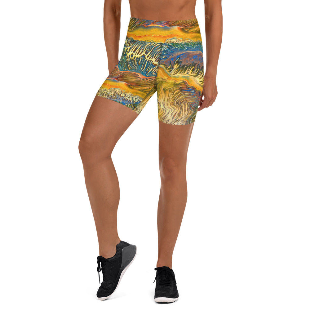 GoGo Shorts - Golden Riptide