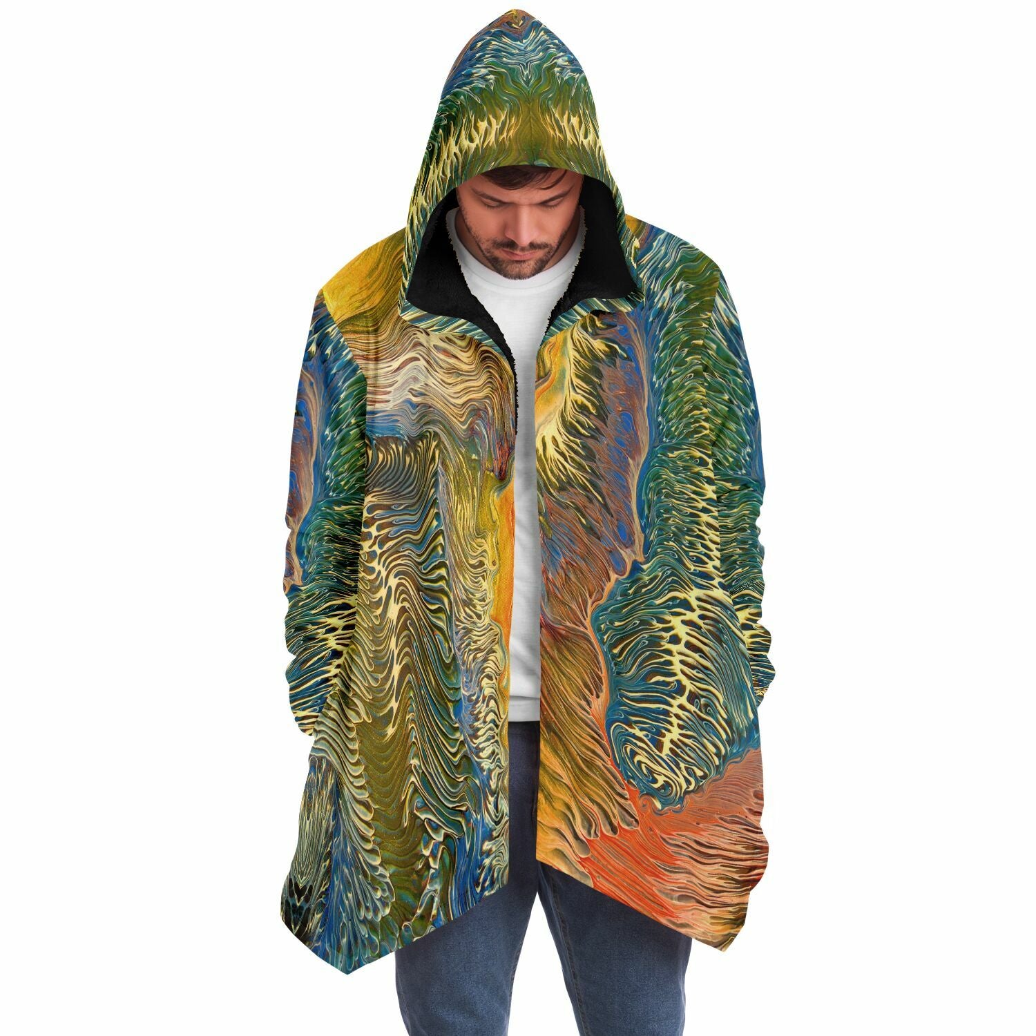 Penny Lane Fleece Cloak - Golden Riptide