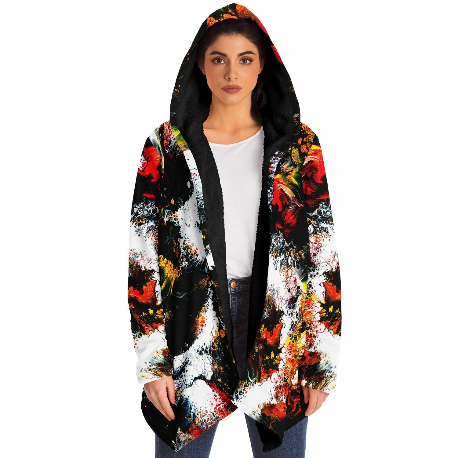 Daytripper Fleece Cloak - Whitewater Koi