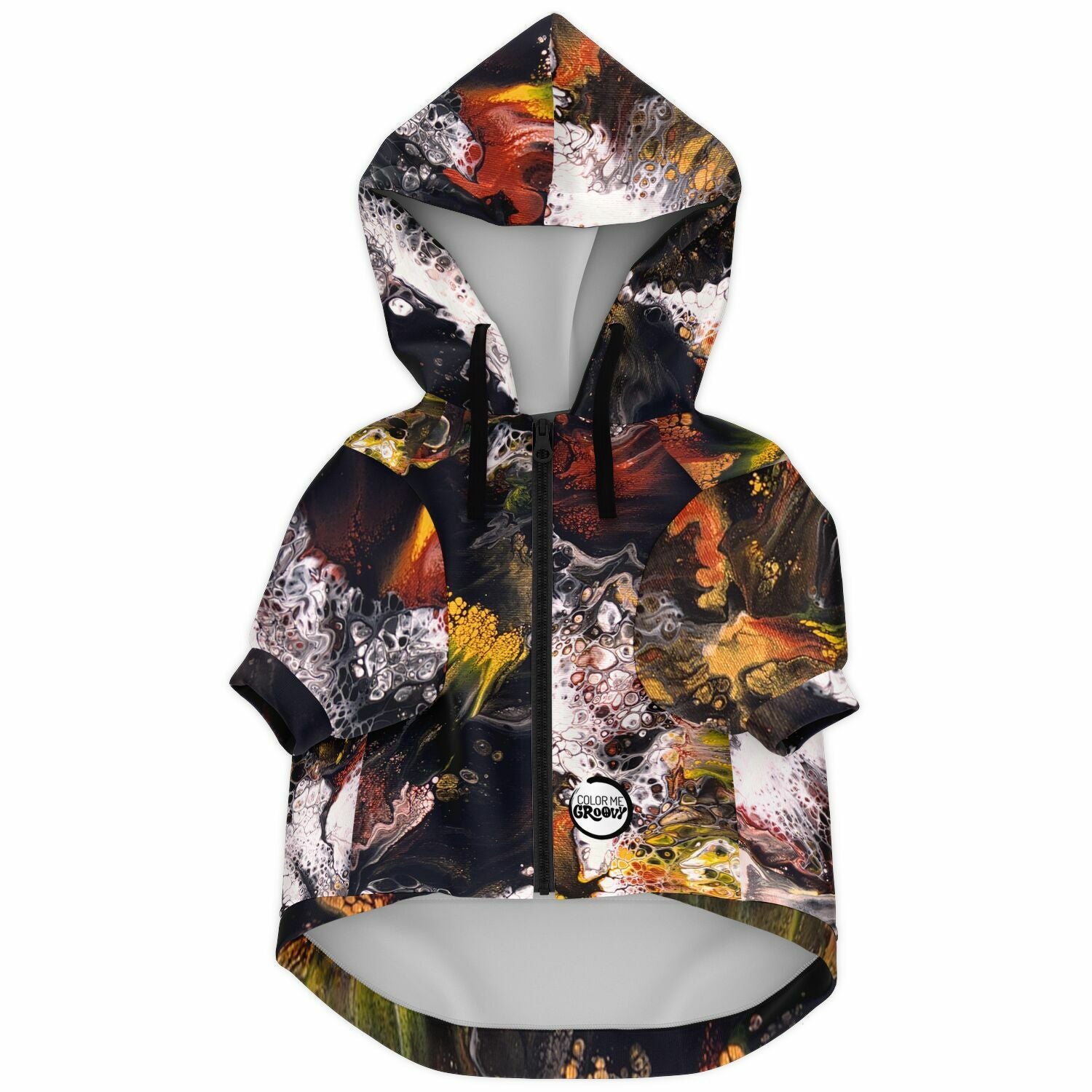 Dog Hoodie - Whitewater Koi