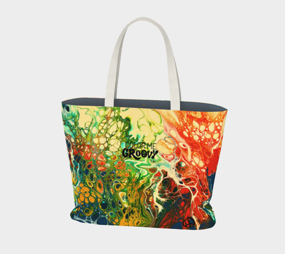 Large Dream Fest Tote Bag - Wildflowers