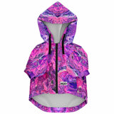 Dog Zip-Up Hoodie - Pink Vortex