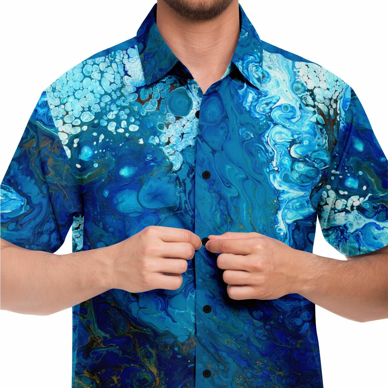 Button-up Camp Shirt - Water Wizard