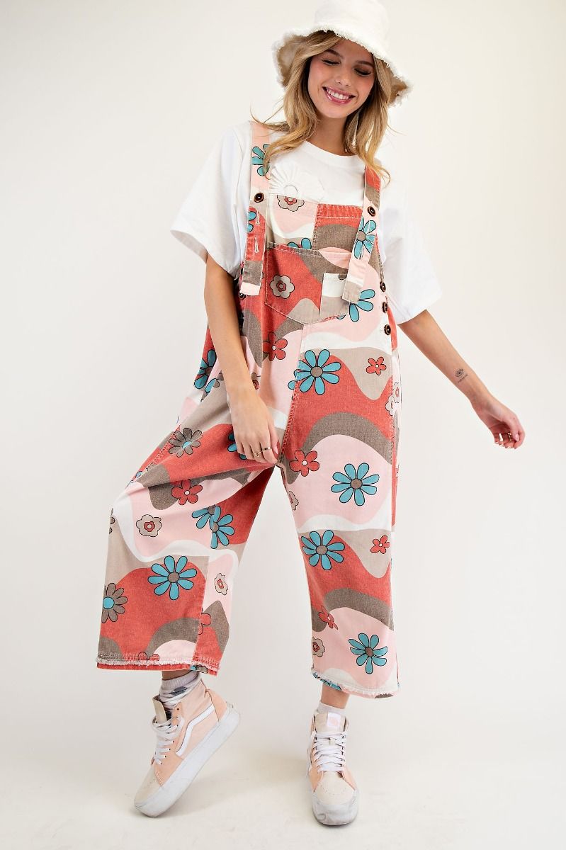 Retro Groove Twill Overalls