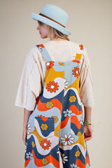 Retro Groove Twill Overalls