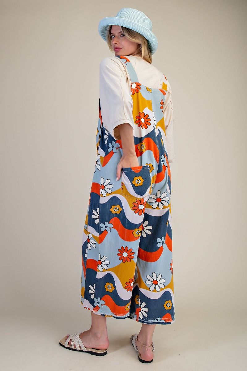 Retro Groove Twill Overalls