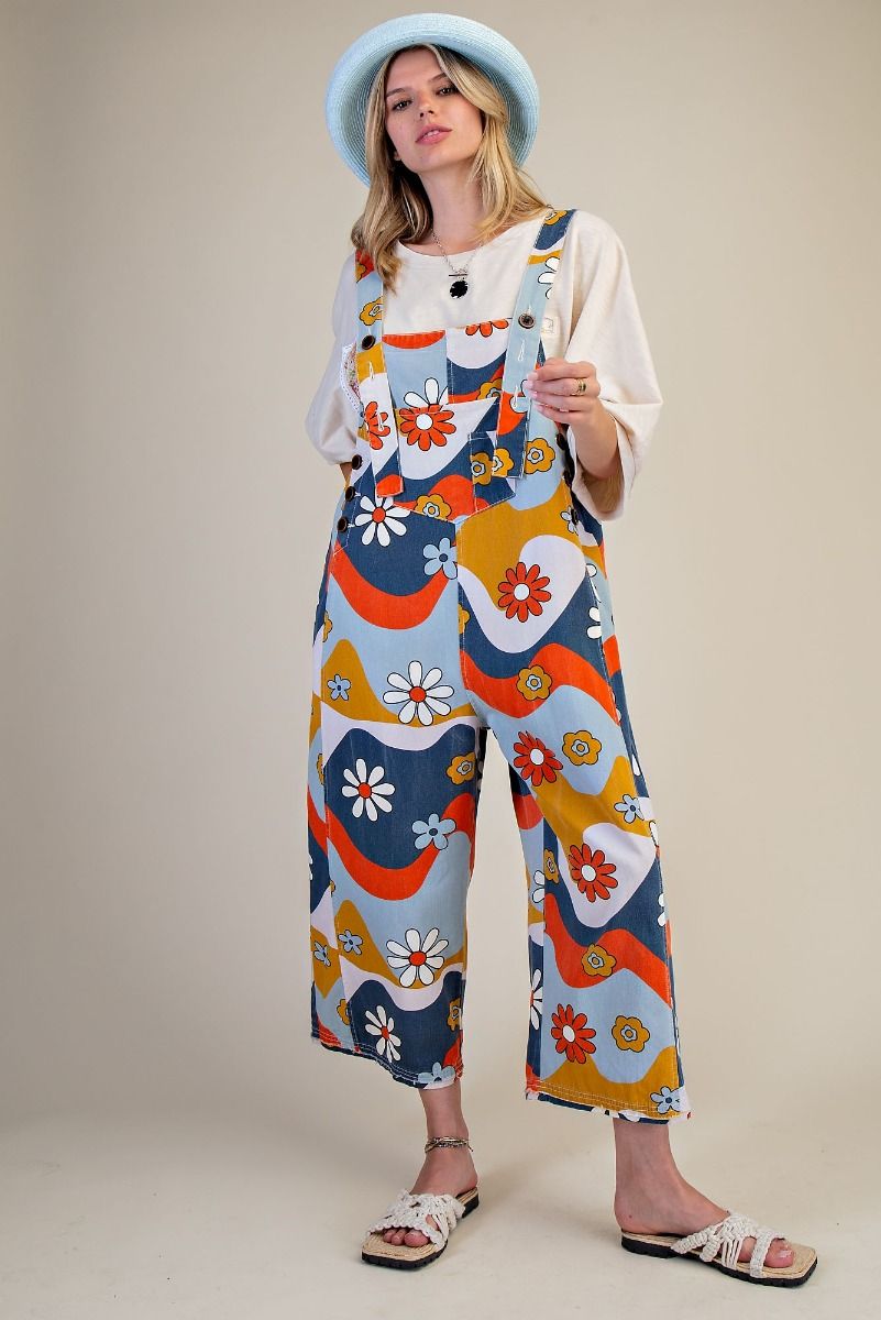 Retro Groove Twill Overalls