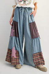 Mineral Washed Chambray Pant