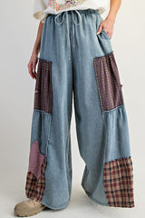 Mineral Washed Chambray Pant