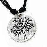 Pewter Tree of Life Necklace & Earring set by Anju Jewelry