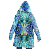 Penny Lane Fleece Cloak - Cellular Blues