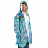 Penny Lane Fleece Cloak - Cellular Blues