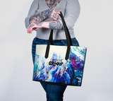 Vegan Leather Tote Bag - Iris Overture