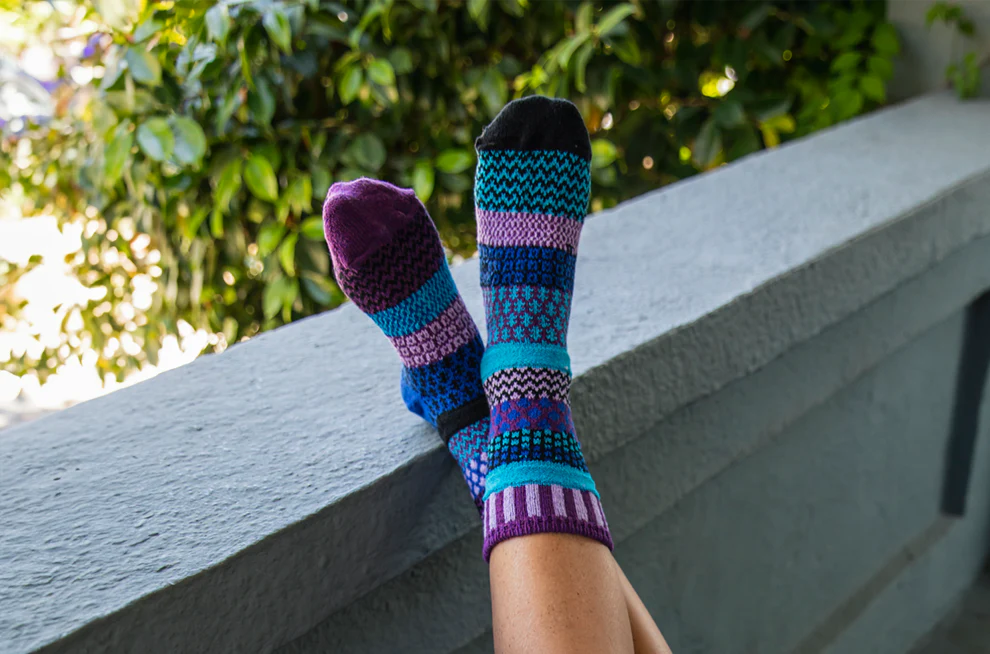 Groovy Crew Socks by Solmate